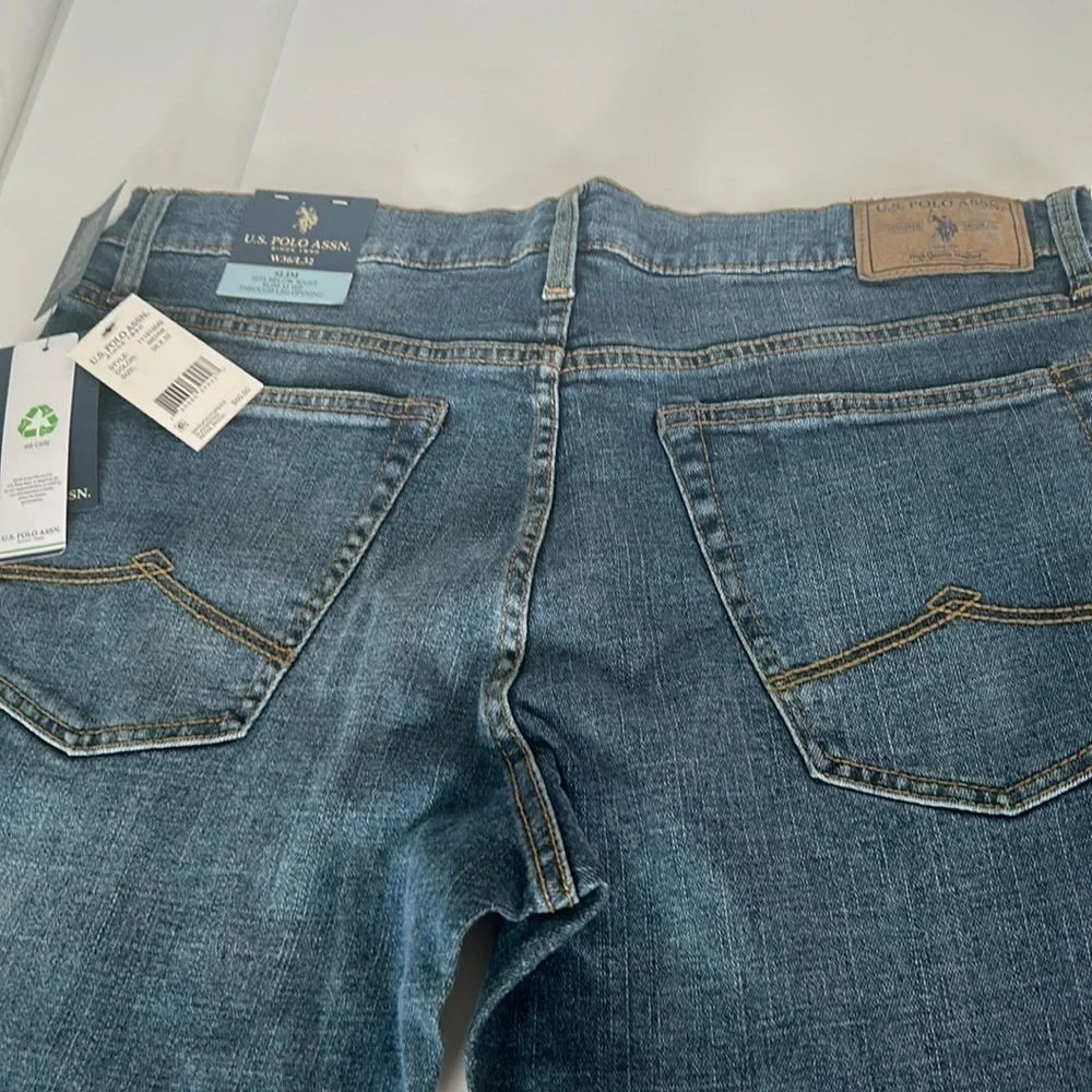 Men’s NWT US Polo Assn.Straight Leg Jeans Slim Fit - Picture 11 of 11